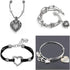 Zhiheng Assorted 93pcs Heart Shaped Alloy Pendants Love Wine Glass Charms Bracelet Necklace Beads Wine Glass Charms for Jewellery Making Birthday ...
