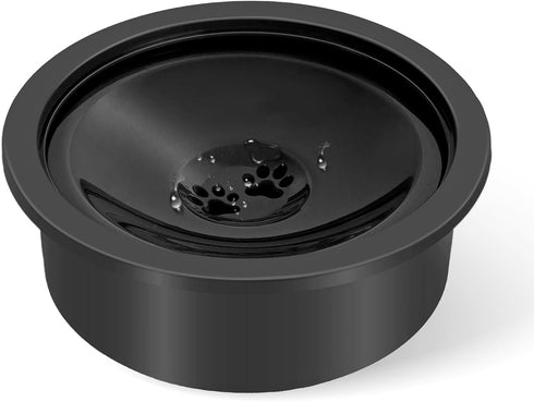 No Spill Water Bowl for Dogs, Slow Drinking Dog Water Dish No Spilling, Messy Splash or Drip, Fits into Elevated Pet Feeder, 30oz Slobber Stopper ...
