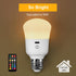 Rechargeable Light Bulb, with Remote Control, 50W Equivalent, Battery Operated LED Bulbs, Backup Puck Emergency Light for Home or Outdoor, 3 Color...