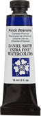 Daniel Smith Extra Fine Watercolor 15ml Paint Tube, French Ultramarine (284600034), 0.5 Fl Oz (Pack of 1)...