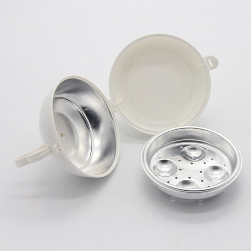 Chicken Shape Microwave Egg Cooker 4 Eggs Capacity Boiler Steamer Poacher for Omelet & Soft, Medium, Hard-Boiled Egg...