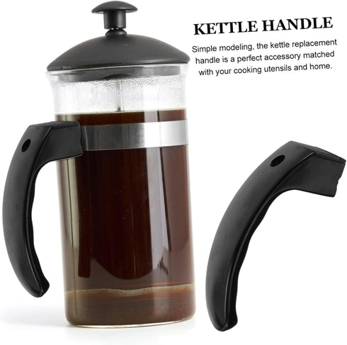 4pcs Coffee Pot Handle Kettle Replacement Handle Pot Ear Replacement Coffee Kettle Handle Tea Kettle Handle Replacement Coffee Pot Grip Handle Ket...