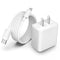 iPhone Fast Charger Cable,Fast Charger iPhone 20W PD USB C Wall Charger Type C Power Adapter Lightning Cable Fast Charging Plug Compatible with iP...