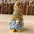 Gnomes Ornament Resin Statues Mini Dwarf Figurine for Desk Outdoor Garden Patio Porch Lawn Home Decor Sculpture (Orange)...