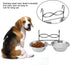 Owlike Stainless Steel Dual Hanging Food Water Bowl Feeder with Hook for Cat Pet Dog Puppy Crate Cage...