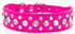 Rhinestone Dog Collar, Bling Rhinestone PU Leather Crystal Diamond Pet Dog Cat Puppy Collar Black S M L XL (L fit Neck 12-14 inches, Hot Pink)...