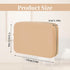 Qianyu Professional Cosmetic Tool Case Makeup Brush Holder Organizer Large Silicone Makeup Brush Holder Travelling Bag with Zipper Waterproof Mate...