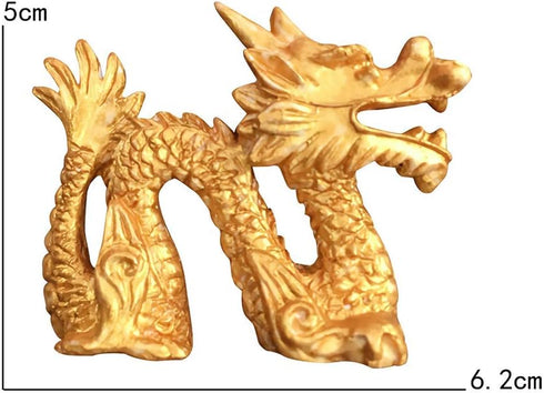 2Pcs/Set 3D Dragon Fondant Mold - Chinese Zodiac Dragon Silicone Gum Paste Sugar Craft Mold for Cake, Cupcake Topper Decorating Tools...
