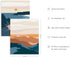 HAUS AND HUES Nature Wall Art Prints - Landscape Mountain Decor, Mid-Century Modern Wall Art...