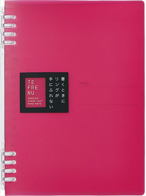 ?????(Kingjim) KING JIM 9854TTE TEFRENU Ring Notebook, A5, Pink...