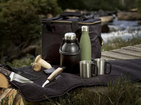 Sagaform Forest Mushroom/Truffle Knife with Canvas Case,Brown...