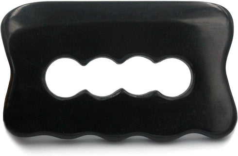 Gua Sha Massage Tool, Bian Stone Gua Sha Tool Gua Sha Stone for Soft Tissue Scraping, Used for Back, Legs, Arms, Neck,Shoulder(Black)...
