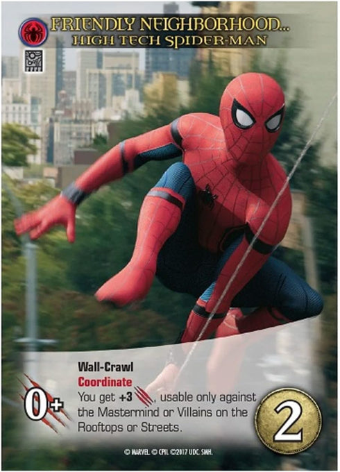 Upper Deck: A Marvel Deck Building Game: Spider-Man Homecoming Expansion Small...