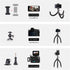 Cellphone Tripod,Mini Tripod Holder, Portable Travel Camera Mobile Phone Mount, Flexible Octopus Tripod Stand Desk Travel Outdoor Compatible with ...