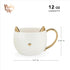 Pinky Up Chloe Cat Ceramic Coffee Mug, Tea Cups, Travel Mugs for Cappuccino, Latte, Hot Chocolate, Milk, Herbal Teas, 12 oz, Set of 1, White...