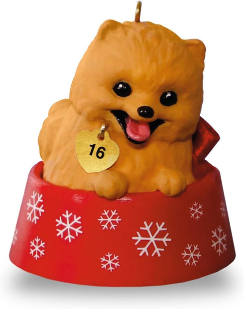 Hallmark Keepsake Ornament Puppy Love Pomeranian 2016...