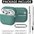 AirPods 3rd Gen Case Cover with Cleaner Kit,Soft Silicone Protective Case for Apple AirPods 3rd Generation Charging Case with Keychain,Shockproof ...