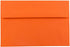 JAM PAPER A7 Colored Invitation Envelopes - 5 1/4 x 7 1/4 - Orange Recycled - 50/Pack...