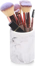 ZCCZ Toothbrush Holder for Bathroom Marble Look, Electric Toothbrush and Toothpaste Organizer, Makeup Brushes Razor Stand, White Marble Design Cup...