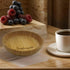 Fruit Bowl For Kitchen Counter (Medium) - Bamboo Fruit Bowl - Dishwasher Safe, Eco-Friendly, Scratch Resistant -Serving Bowl - Handcrafted Salad B...
