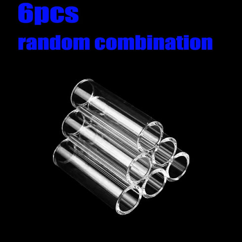6-Tube Fish Shrimp Feeder Glass Breeding Tube, Aquarium Fish Tank Pipe Shelter Tube Fish Tank Shelter Decorations...