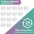 Outlet Covers (28 Pack) Self-Closing Child Proof Socket Covers 3-Prong Swivel Outlet Plug Covers Upgraded Adhesive Installation Comes with Extra S...