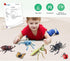 Volnau Bug Toys Figurines 12PCS Insect Animal Figures for Kids Toddlers Decorations Educational Bee Beetle Mantis Spider Ladybug Butterfly Plastic...