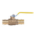Hausen 3/4-inch PEX Standard Port Brass Ball Valve with Drain, 1-Pack...