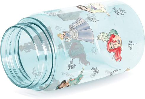 Simple Modern Disney Princess Kids Water Bottle Plastic BPA-Free Tritan Cup with Leak Proof Straw Lid | Reusable and Durable for Toddlers, Girls |...