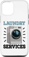 iPhone 12/12 Pro Laundry Services Mechanic Funny Women Washing Machine Case...