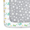 Pack and Play Sheets, 2 Pack Mini Crib Sheets, Stretchy Playard Fitted Sheet, Compatible with Graco Pack n Play, Soft and Breathable Material, Din...