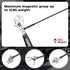 28.34in Grabber Tool Magnetic Four-Claw Picker, Bendable Hose Reacher Pickup Sweeper with LED Light Battery, Flexible Long Handy Reaching Assist T...