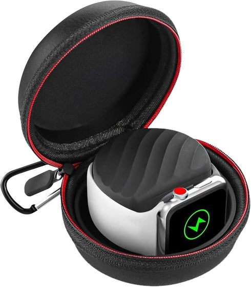 Galaxy Watch 6 Charger Holder, EMallee Portable Travel Carrying Bag Protective Storage case and Charger for Samsung Galaxy Watch 6 Classic 5 Pro 4...