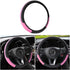 15 Inch Car Steering Wheel Cover, Universal Elastic Stretch Breathable Anti-Slip Leather Without Inner Ring, Auto Accessories Steering Wheel Prote...
