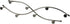Spectrum Diversified Sweep Wall-Mount, 8-Hook Double Entryway, Closet Bathroom & Kitchen Storage, Home Decor Hat & Coat Rack for Organization, Sat...