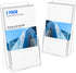 QPEY 2 Pack Acrylic Brochure Holder 4 inch, Clear Flyer Holder Stand Magazine Display Plastic Literature Holder, Countertop Organizer for Paper, P...