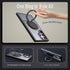 Magnetic Ring Case for Samsung Galaxy S22 Ultra/S23 Ultra, Shockproof Protection, 360° Rotatable Ring Stand, Compatible with MagSafe, Black...