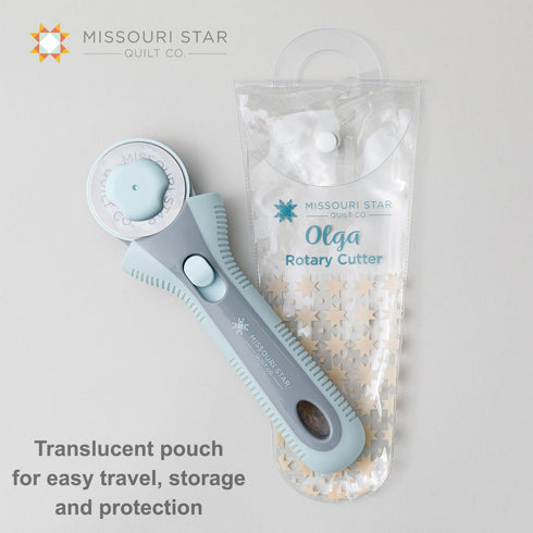 Missouri Start Rotary Cutter, 45mm Blade, Rolling Cutter Tool for Quilt Appliques and Cutting Fabrics, Essential Quilting and Sewing Supplies for ...