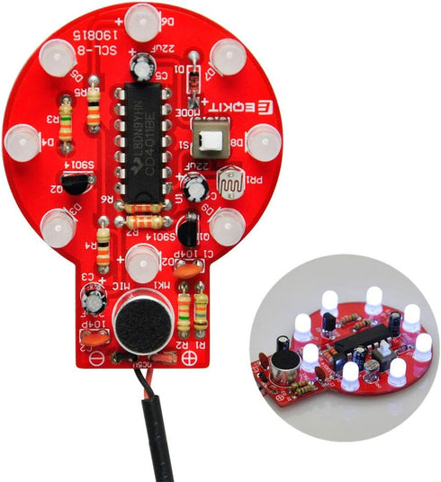 Gikfun Sound and Light Control Delay Lamp Practice Soldering Board Kit DIY for Arduino EK1948......
