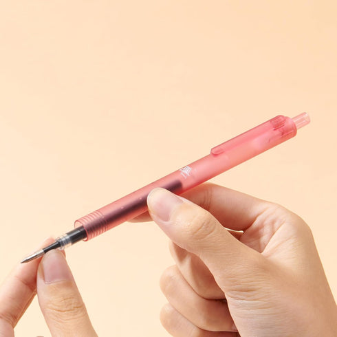 Kaco ROCKET Gel Pens 4 Pieces 0.5mm Black Ink Sunset Beach Aesthetic Pens School Office Stationery Quick Drying...