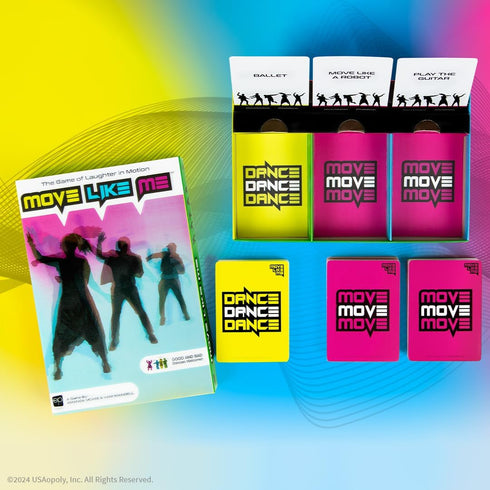 Move Like Me - The Hysterical Dancing Game for All Ages, Fun and Active Party Game for Friends and Family, Perfect for Gatherings, Parties, and Ga...