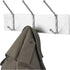 Safco 4161 Wall Rack Coat Hook, 3 Hook, Silver...