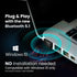USB Bluetooth Adapter for PC 5.1 - Bluetooth Dongle 5.1 USB Bluetooth Dongle for PC - Windows 11/10 Plug and Play. for Computer Desktop, Laptop, M...