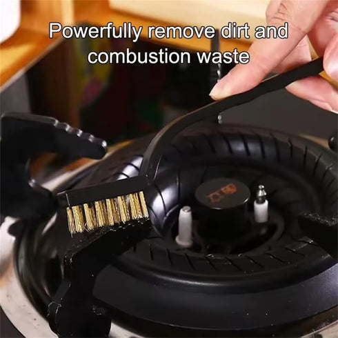 Cleaning Brush Home Kitchen Clean Wire Brush for Gas Stove Smoke Machine, Gap Cleaning Brush, Hard Bristle Crevice Cleaner Brush, Crevice Cleaning...