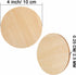 12 Pcs Art Craft Coaster 4" Inch MDF Coasters Plain Wood Blank Cutouts for Tea Coffee Christmas Painting Slice, Resin Mandala Arts Work & Decorati...
