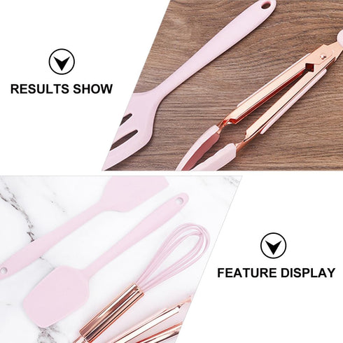 Children's Baking Tools Kids Silicone Baking Tool kids spatulas Kids Pastry Scraper Kids Utensil tools for kids kid spoons bread baking tool non s...