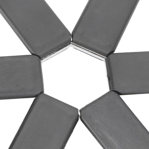 Folding Heat Resistant Pad,Heat Insulated Pad Folding Hot Pot Holder Mat for Lipstick Wax Melting,Collapsible Dish Pan Mats...