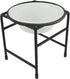 Platinum Pets Modern Single Diner Feeder with Stainless Steel Cat/Dog Bowl, X-Small, Pearl White...