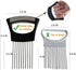 ESINAM Onion Slicer Holder, Premium Vegetable Slicer Cutter for Potato and Tomato, Sharp Stainless Steel Food Slicer Assistant Tool for Slicing Fr...
