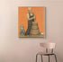 ROSVIOL Grant Wood Prints - Churning Gouache and Colored Pencil Poster - Modern Oil Painting Reproduction - Poster for Room Aesthetics Canvas Wall...
